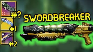 Fully Crafted Swordbreaker Definitely Has a Place in This Meta God Roll Guide amp Ranking [upl. by Kramer]