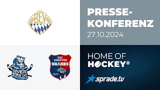 27102024  Pressekonferenz  HC Landsberg Riverkings vs ESC Kempten [upl. by Sacci]