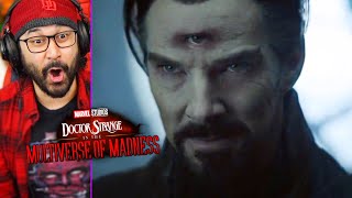 NEW Doctor Strange Multiverse of Madness TRAILER EVIL STRANGE  REACTION Marvel Studios Dream [upl. by Tench464]