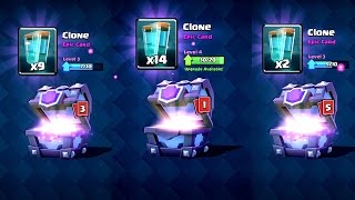 Clash Royale  Clone Spell Gemming Big Chest Opening [upl. by Rechaba]