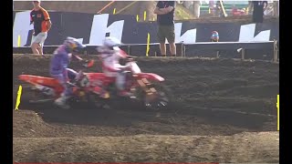 Impressive Battle Herlings vs Gajser Herlings goes for the Win MXGP RAM Qualifying Race in Lombok [upl. by Idid340]