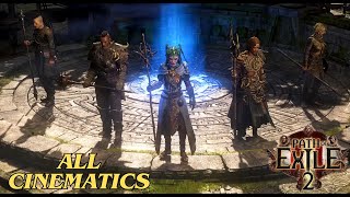 Path Of Exile 2  All Cinematics  POE2 [upl. by Leak]