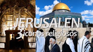 Jerusalén 3 iconos religiosos  ISRAEL 1 [upl. by Leunamne670]