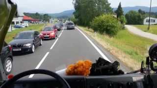 Einsatzfahrt B 145 Regau Richtung A1 FF Puchheim [upl. by Ardnasxela334]