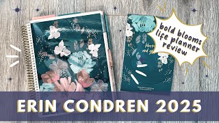 Erin Condren 2024 2025 Life Planner  Bold Blooms Review and Walk Through [upl. by Salocin]