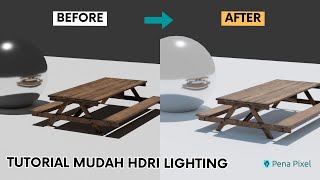 Tutorial Mudah HDRI Lighting di Blender [upl. by Persons]