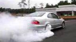 Mercedes KLEEMANN CLK55 burnout [upl. by Schaumberger]