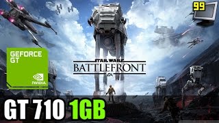 Star Wars Battlefront on GeForce GT 710  Can It Run [upl. by Nagel]