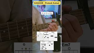 Kasoor by Prateek Kuhad Easy Guitar Strum amp Chords Tutorial kasoor beginner tutorial chords [upl. by Cocks]