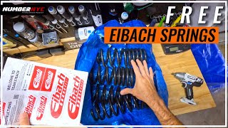 How I got FREE Eibach Lowering Springs [upl. by Euqinim]