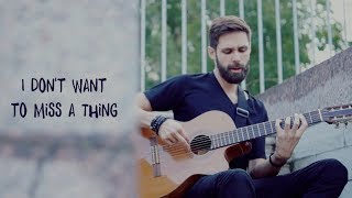 Aerosmith  I Dont Want to Miss a Thing theToughBeard Cover на Гитаре [upl. by Farman]