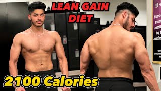 How to gain lean muscle mass Complete diet plan 2100 calories [upl. by Hugibert]