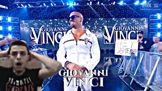 GIOVANNI VINCI RETURNS TO SMACKDOWN LIVE REACTION [upl. by Drannek425]