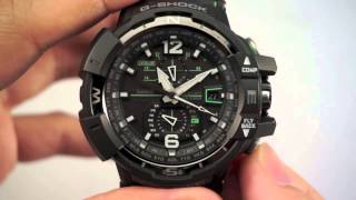 CASIO GSHOCK GWA1100 功能介紹 [upl. by Barney]