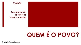 “Quem é o povo” — 1ª parte [upl. by Yetty]