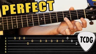 Melodía FÁCIL en Guitarra Acústica Perfect  Ed Sheeran  TABS TCDG [upl. by Aleck]