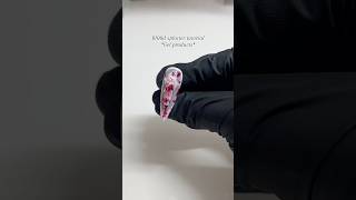 Splatter nail tutorial 💉🩸 forgot to post this during spooky season 🥲 pressonnails gothicnails [upl. by Nisbet]