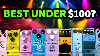 Best Chorus Pedal Under 100  Cheap Chorus Pedal Shootout [upl. by Lorrimor747]