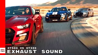 Mustang Shelby GT500 vs GT350 Exhaust Sound [upl. by Danyluk]