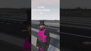 GTAO DID YOU KNOW gtao gta gta5 gtafacts funfact gaming viral trending [upl. by Gavette]