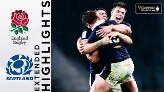 England v Scotland  EXTENDED Highlights  Historic Scotland Victory  Guinness Six Nations 2021 [upl. by Klement]