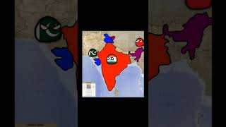 defeat of China and Pakistangeography shortvideo country edit map onlyeducation map history [upl. by Ardnuas]