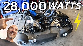 How to build an INSANE electric Go kart [upl. by Yadrahc646]