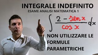 Integrale indefinito analisi matematica 1 Come risolverlo in tre passaggi [upl. by Siron828]