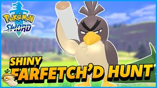 LIVE Shiny FARFETCHD Hunt  Pokemon Sword w Special Guest [upl. by Eirene204]