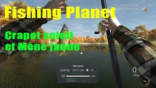 Fishing Planet  Tuto 7  Crapet soleil et Méné jaune succès garanti [upl. by Moe99]