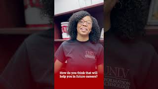 How will working as a UNLVIT student employee impact future careers Find out 😎 college tech [upl. by Marguerite]