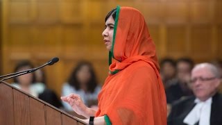 Malala Yousafzai becomes honorary Canadian [upl. by Adoh774]