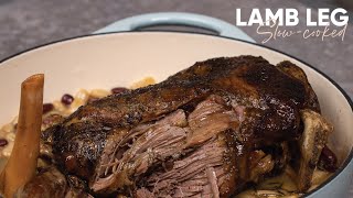 Slowcooked LAMB LEG recipe Traditional French gigot de 7 heures [upl. by Hughes549]