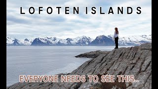 EVERYONE NEEDS TO SEE THIS  TOURING THE LOFOTEN ISLANDS [upl. by Moynahan]