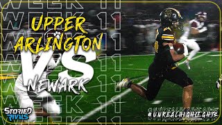 HIGH SCHOOL FOOTBALL  Upper Arlington vs Newark  Playoff HIGHLIGHT [upl. by Tabby]