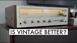 Is Vintage HiFi BETTER  Pioneer SX450 Stereo Receiver Review [upl. by Rramo]