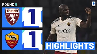 TorinoRoma 11  Zapata and Lukaku score Turin Goals amp Highlights  Serie A 202324 [upl. by Emiaj88]