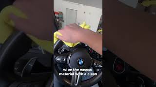 Best way to clean car leather leather cleaning car automotive [upl. by Talya890]