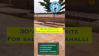 3040 open site for sale Bangalore airport near Devanahalli [upl. by Goldshlag]