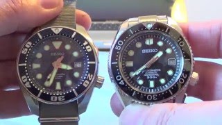 Seiko Sumo SBDC003 and Seiko Marinemaster SBDX001 [upl. by Lenor]