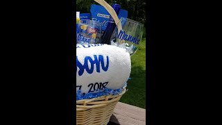 Dollar Tree Personalized Wine Glass With Cricut Maker And HTV [upl. by Holly-Anne]