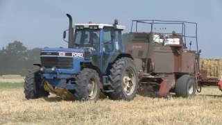 FORD 8730 AND HESSTON BALER [upl. by Emil]