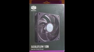 Cooler Master Sickleflow 120 V2 PWM Fan Review Pt 1 [upl. by Oinoitna]