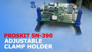 PROSKIT SN 390 ADJUSTABLE SOLDERING CLAMP HOLDER [upl. by Sirdna]