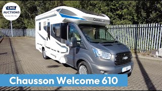 Chausson Welcome 610  Motorhome Auction [upl. by Neel]