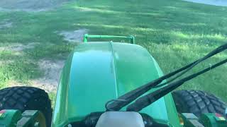 John Deere 5125R mowing with 17’ Batwing finish mower [upl. by Fishback623]