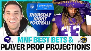 Thursday Night Football  7 NFL Player Props  Vikings Rams  Picks amp Projections  Land Your Bets [upl. by Kyre]