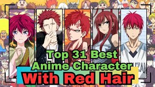 Top 31 Best Anime Character With Red Hair anime animeedit gaara shanks viral crunchyroll [upl. by Rodnas]