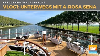 Auf nach Amsterdam an Bord der neuen AROSA SENA mit Neuigkeiten VLOG1 AROSA SENA [upl. by Latnahc]