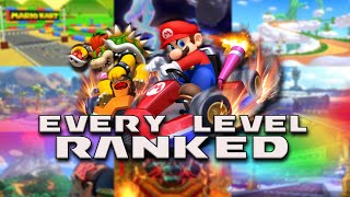 Every Mario Kart Course RANKED  156 Levels from Worst to Best [upl. by Snebur]